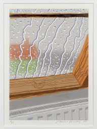 David Hockney-Rain on the Studio Window  2011