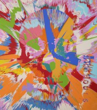 Damien Hirst-Beautiful hours spin painting II  2008