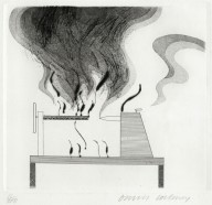 David Hockney-The Lathe and The Fire  1969