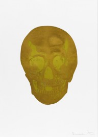 Damien Hirst-Death Or Glory European Gold Oriental Gold Glorious Skull   2011