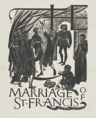 178153------Marriage of St Francis (theatre programme design; produced at St Michael's Church, Camde