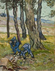 The Diggers Les Becheurs 1889 (Vincent Willem van Gogh)高清