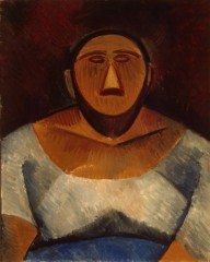 Pablo Picasso_1908_Baeuerin (Halbfigur)