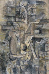 Georges Braque - Woman with a Mandolin , 1910