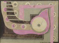 Georges Valmier - Composition (Etude pour un motifs decorati