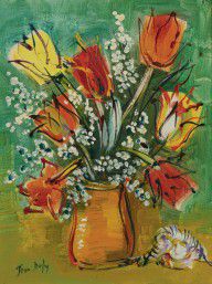 Jean Dufy - Tulipes, 1961