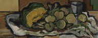 Georges Braque - Tranche de melon, fruits, verre, 1925