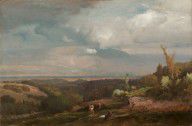 George Inness，Approaching Storm from the Alban Hills