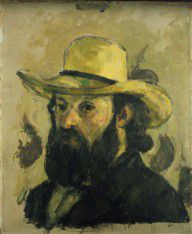Cezanne, Paul 1875-1876 Self-Portrait in a Straw Hat