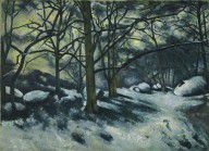Cezanne, Paul 1879-1880 Melting Snow, Fontainebleau