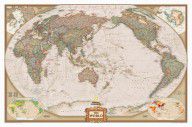 World Executive Pacific Centered 世界地图
