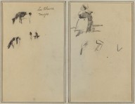 Two Cows; A Seated Breton Woman [verso]-ZYGR74252