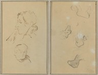 Two Heads; Studies of Sheep [recto]-ZYGR74245