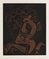 Pablo Picasso-T�te d'Histrion. 1965.