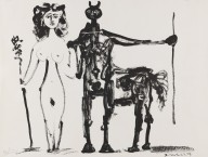 Pablo Picasso-Centaure et Bacchante. 1947.