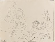 Pablo Picasso-Danses. 1954.