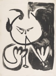 Pablo Picasso-Faune Musicien No 5. 1948.