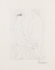 Pablo Picasso-Femmes au Bain. 1934.