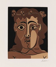 Pablo Picasso-Jeune Homme Couronn� de Feuillage. 1962.