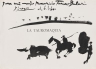 Pablo Picasso-La Tauromaquia. 1960.