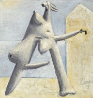 Pablo Picasso-Composition (Figure féminine sur un plage)  1927