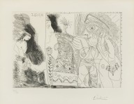 Pablo Picasso-Écrivain avec son Égérie (from La Série 347)  1968