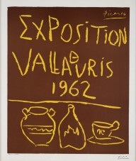 Pablo Picasso-Exposition de Vallauris 1962  1962