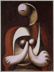 Pablo Picasso-Femme assise dans un fauteuil rouge (Woman Seated in a Red Armchair)  1932