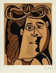 Pablo Picasso-Femme au Chapeau  1962