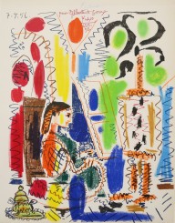 Pablo Picasso-L'Atelier de Cannes  1958