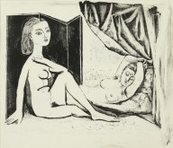 Pablo Picasso-Les Deux Femmes nues  State 8a  5th January 1946  1946