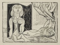 Pablo Picasso-Les Deux Femmes nues  State 13  25th January 1946  1946