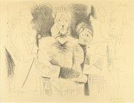 Pablo Picasso-Portrait de Famille  Six Personnages  1962