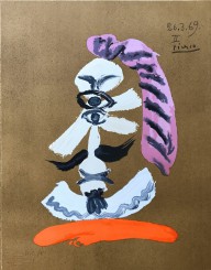Pablo Picasso-Portraits Imaginaires 26.3.69 III  1969
