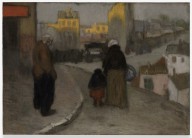 Pablo Picasso-Scène de rue (Street Scene)  1900