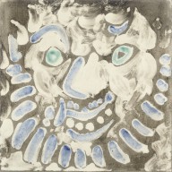 Pablo Picasso-Tête de faune  24 January 1956  1956