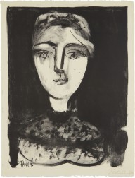 Pablo Picasso-Tête de jeune femme (Head of a Young Woman)  1947