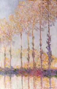 1513532-Claude Monet 艾普特河岸的白杨树