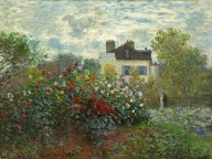 The Artist's Garden in Argenteuil (A Corner of the Garden with Dahlias)-ZYGR72138