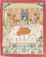 Maharana Amar Singh II at Ease in His Garden