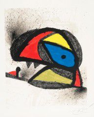 Joan Miró Espanja 1893-1983-AFFICHE POUR L'EXPOSITION HOMENATGE
