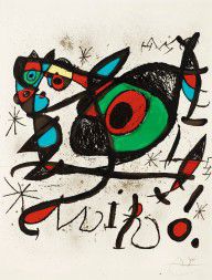 Joan Miró Espanja 1893-1983-Affiche pour l'exposition Sobreteixims i escultures