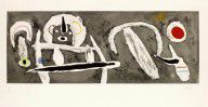 Joan Miró Espanja 1893-1983-Grand vent.