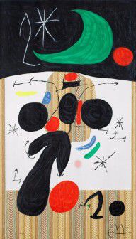 Joan Miró Espanja 1893-1983-Intérieur et nuit