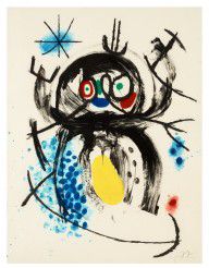 Joan Miró Espanja 1893-1983-L'automobiliste à moustaches