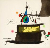 Joan Miró Espanja 1893-1983-Le carrosse d'oiseaux