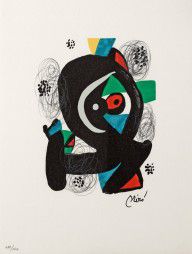 Joan Miró Espanja 1893-1983-Le mélodie acide