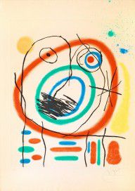 Joan Miró Espanja 1893-1983-Le prophète encerclé