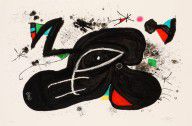Joan Miró Espanja 1893-1983-Paysanne endormie