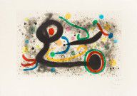 Joan Miró Espanja 1893-1983-Sous la grêle